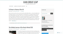 Desktop Screenshot of juangreatleap.com